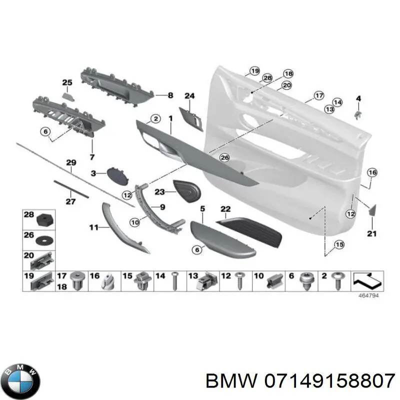  BMW 07149158807 ціна, від 0.98 USD