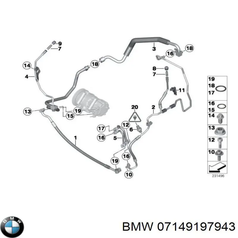 BMW 07149197943 ціна, від 3.44 USD