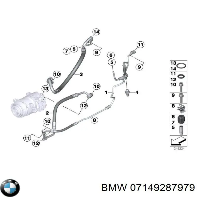  BMW 07149287979 ціна, від 2.54 USD