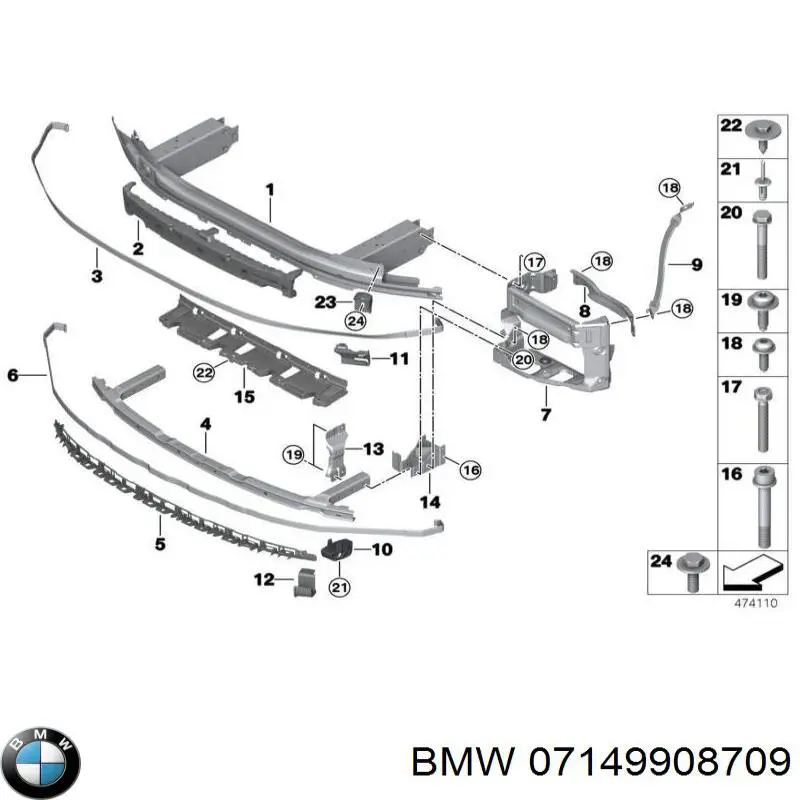  BMW 7149908709 ціна, від 4.13 USD