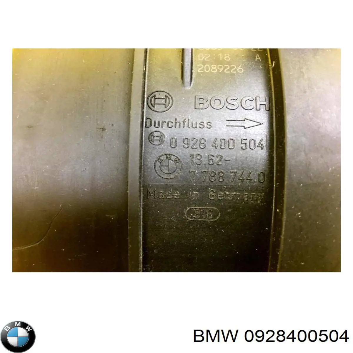 Датчик масової витрати повітря BMW 0928400504 ціна, від 63.37 USD