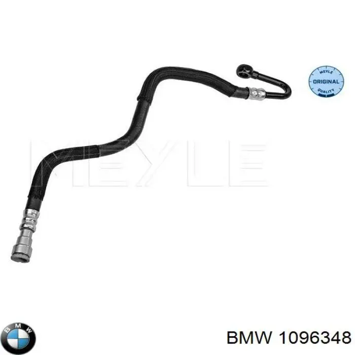 1096348 BMW шланг гпк, низького тиску, від рейки/механізму до радіатора