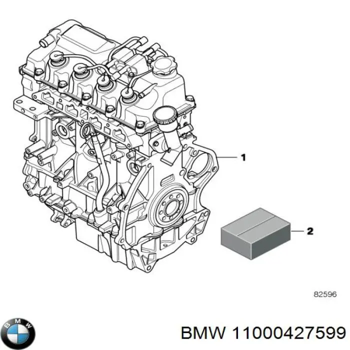 11000430232 BMW Мотор в зборі