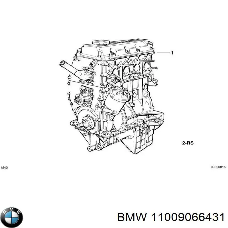 Комплект прокладок двигуна, повний BMW 11009066431 ціна, від 108.01 USD