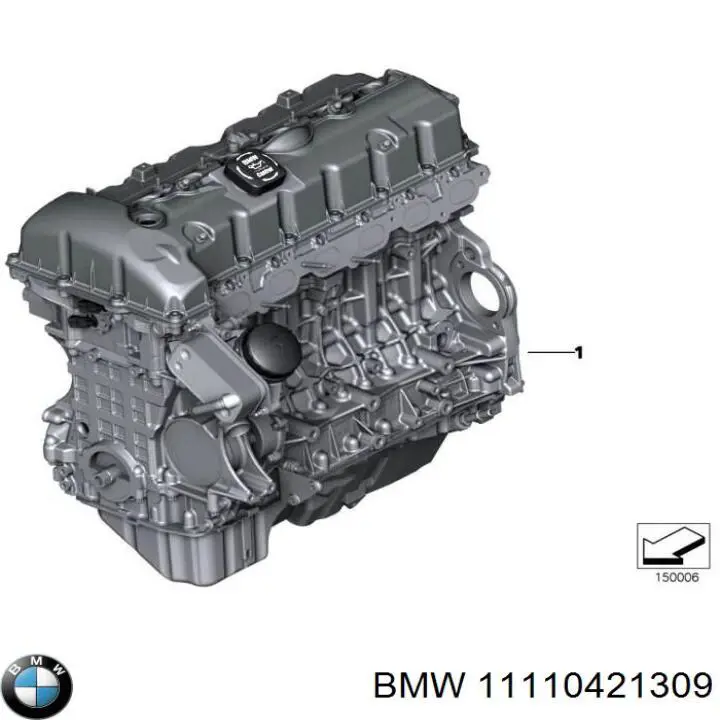 Блок двигуна BMW 11110421309 ціна, від 84.65 USD