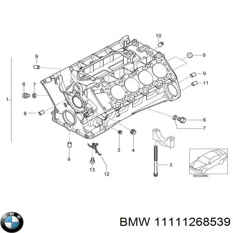  BMW 11111268539 ціна, від 9.43 USD