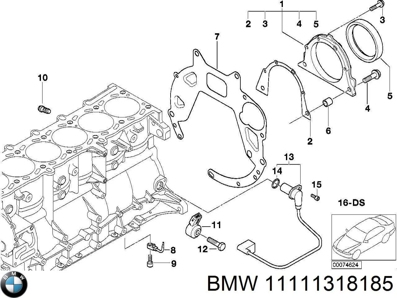  BMW 11111318185 ціна, від 54.81 USD