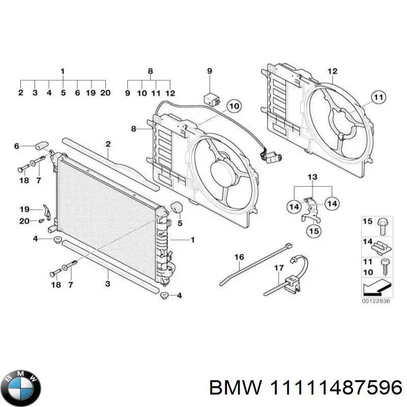  BMW 11111487596 ціна, від 8.68 USD