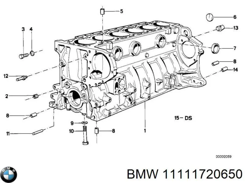 Блок циліндрів BMW 11111720650 ціна, від 2219.95 USD