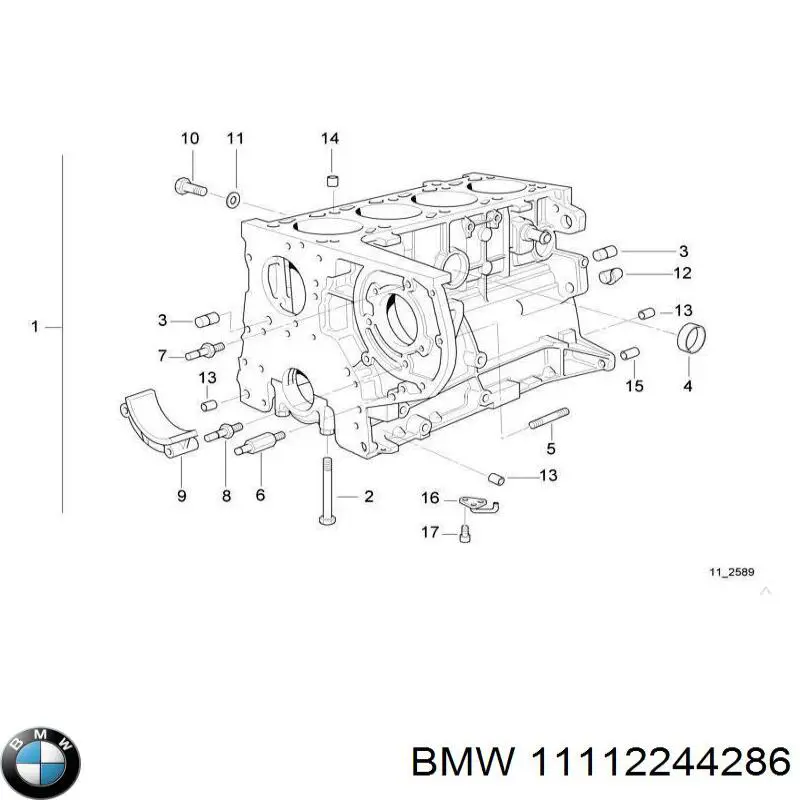  BMW 11112244286 ціна, від 9.40 USD