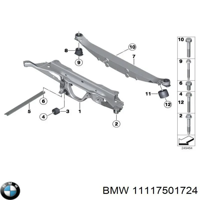 Купити 11117501724 BMW Болт гбц