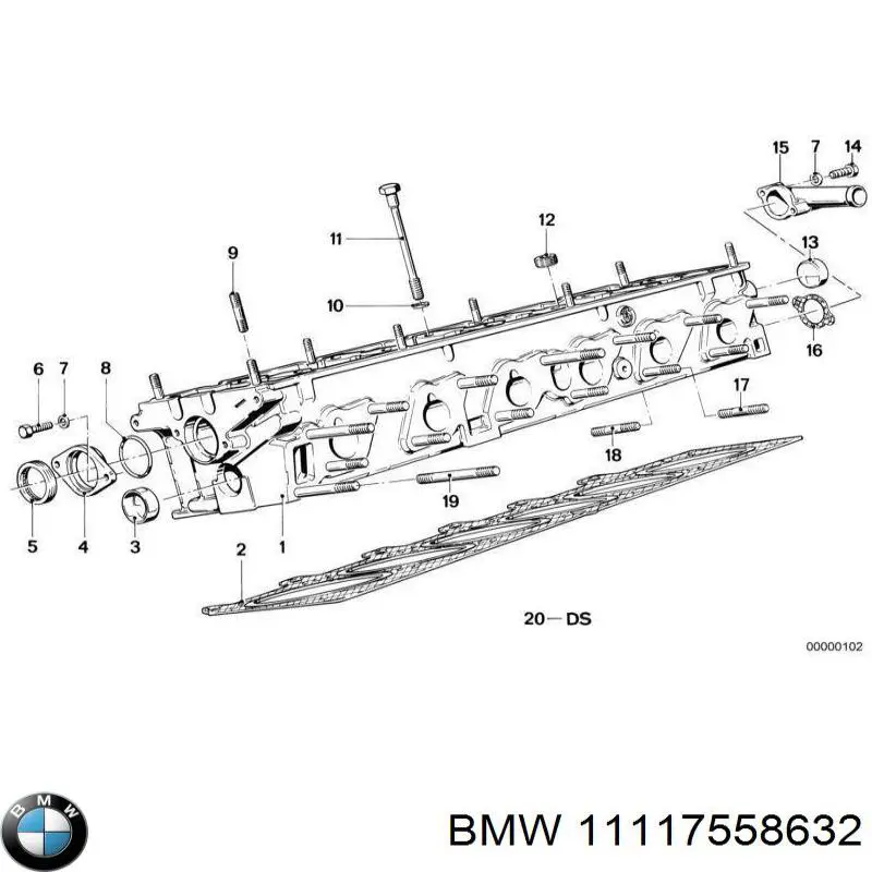 Купити 11117558632 BMW Заглушка блоку циліндрів