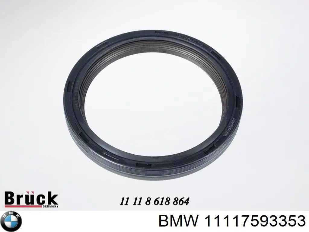 Сальник коленвала двигуна, передній BMW 11117593353 ціна, від 13.02 USD