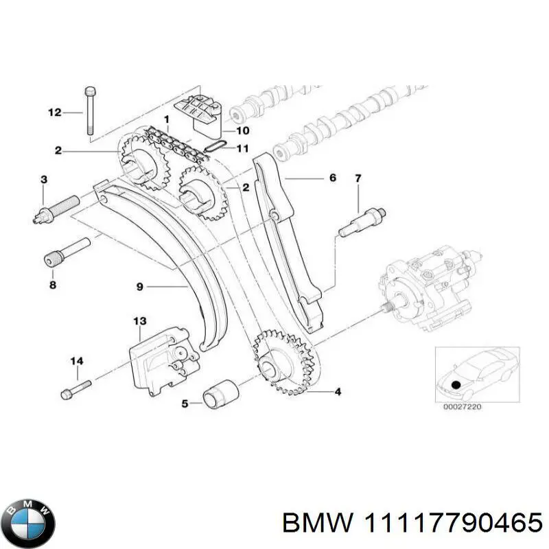 Купити 11117790465 BMW Блок двигуна