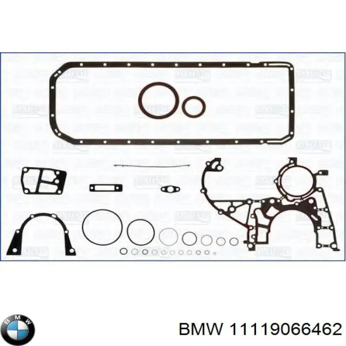 11119066462 BMW комплект прокладок двигуна, нижній