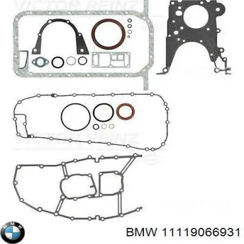 Купити 11119066931 BMW Комплект прокладок двигуна, нижній