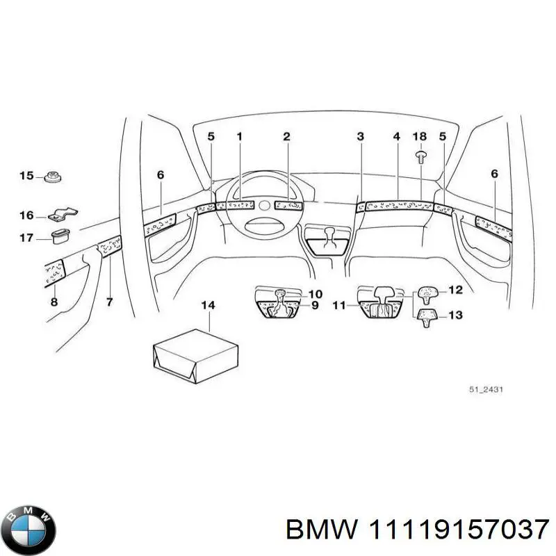  BMW 11119157037 ціна, від 1.98 USD