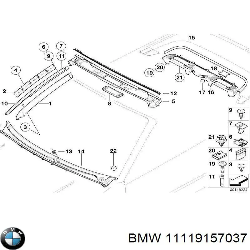 Купити 11119157037 BMW 