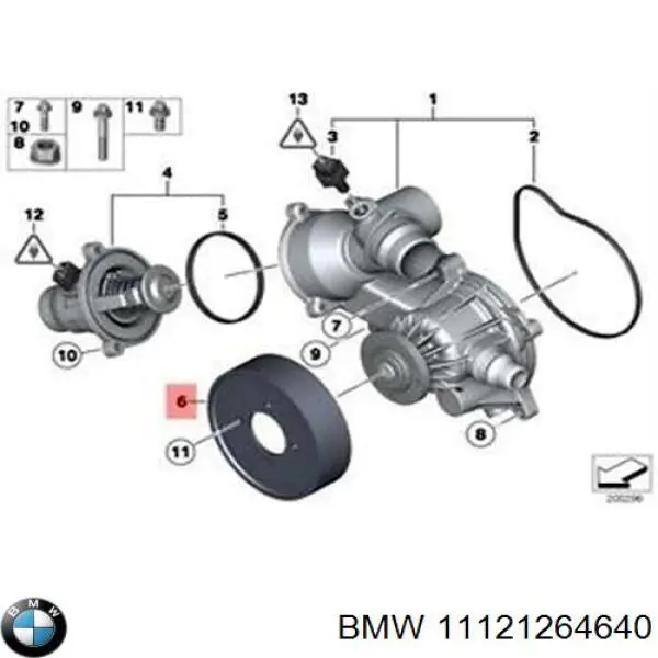 Купити 11121264640 BMW 