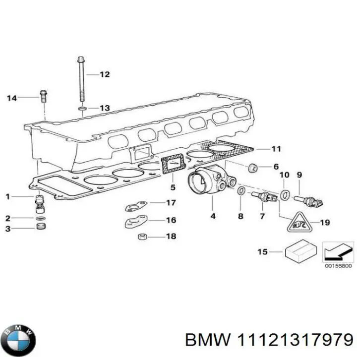 11121317979 BMW Болт кріплення головки блоку циліндрів