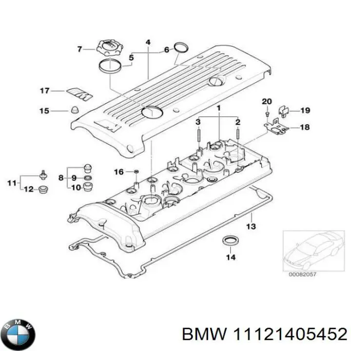 Купити 11121405452 BMW 