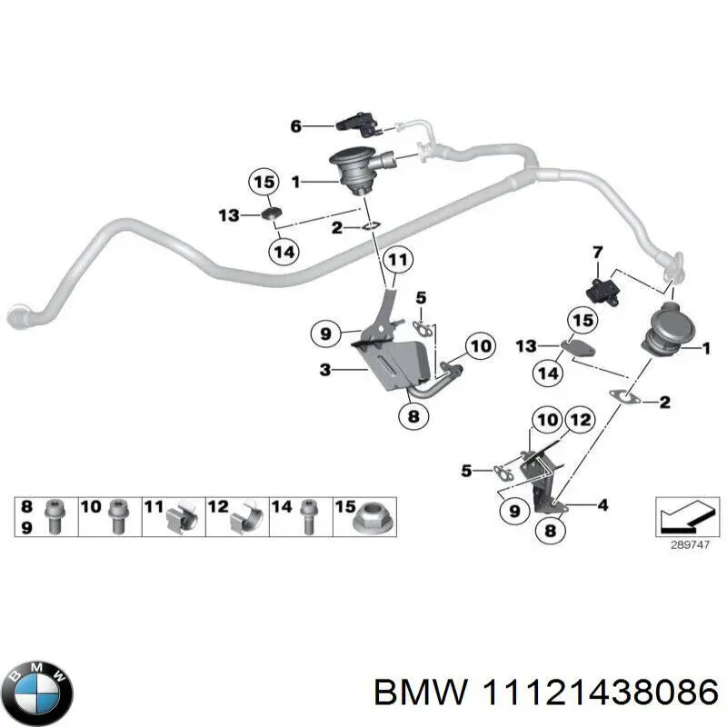  BMW 11121438086 ціна, від 21.33 USD