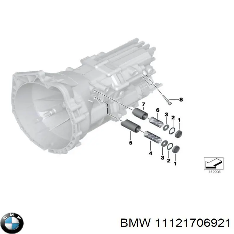 Купити 11121706921 BMW Клапан обмеження тиску палива