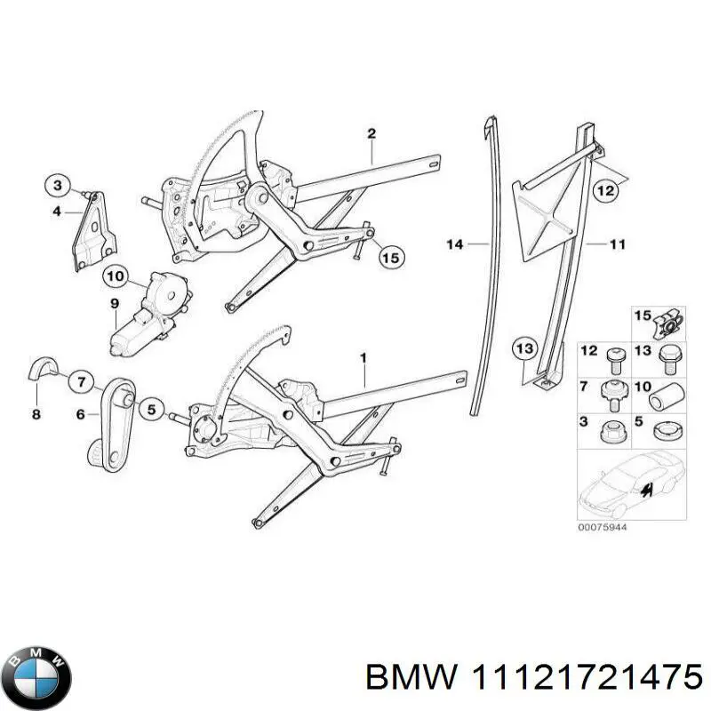 Купити 11121721475 BMW Кільце ущільнювальне свічкового колодязя
