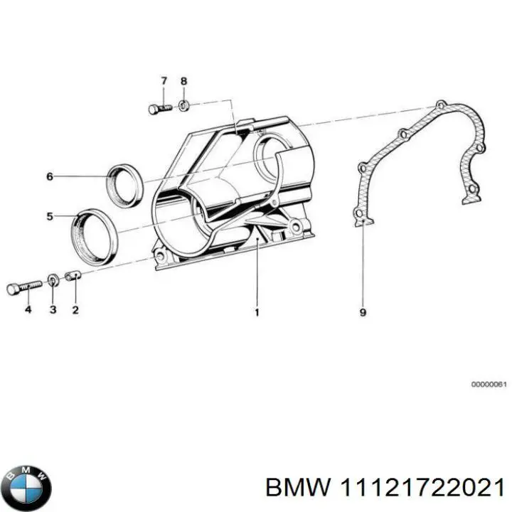 11121722021 BMW болт головки блока циліндрів, гбц