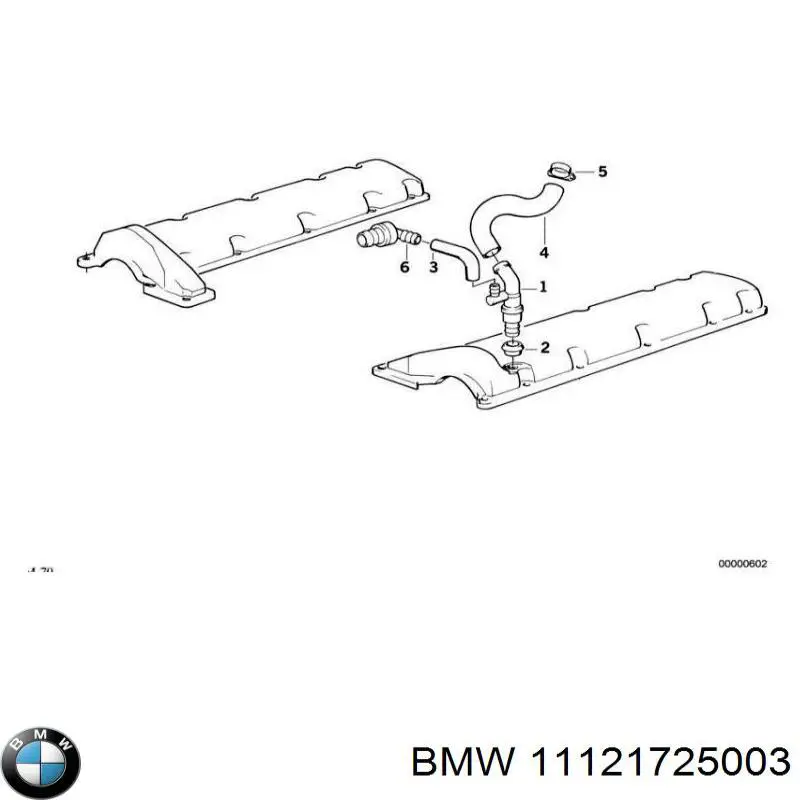 Прокладка клапанної кришки, ліва BMW 11121725003 ціна, від 25.57 USD