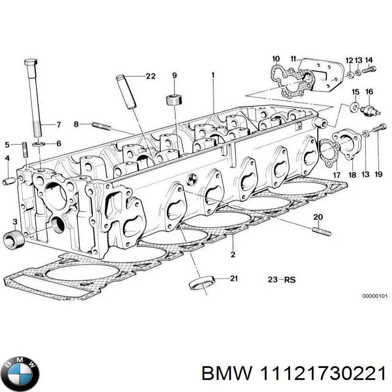 Прокладка ГБЦ BMW 11121730221 ціна, від 46.04 USD
