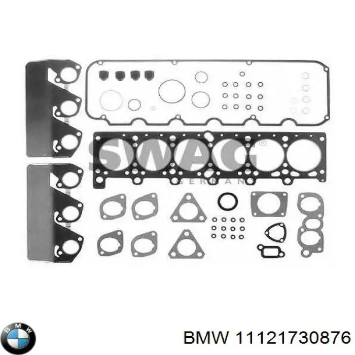 Комплект прокладок двигуна, верхній BMW 11121730876 ціна, від 62.15 USD