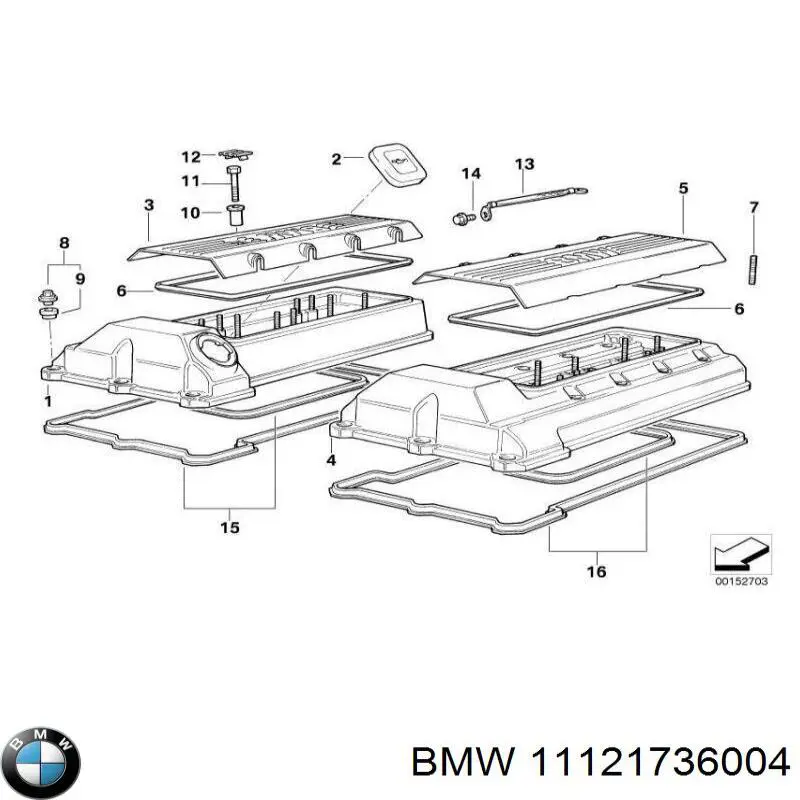  BMW 11121736004 ціна, від 12.54 USD