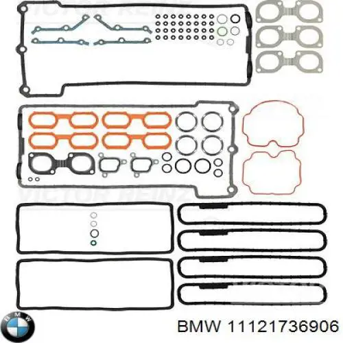 11121736906 BMW комплект прокладок двигуна, верхній