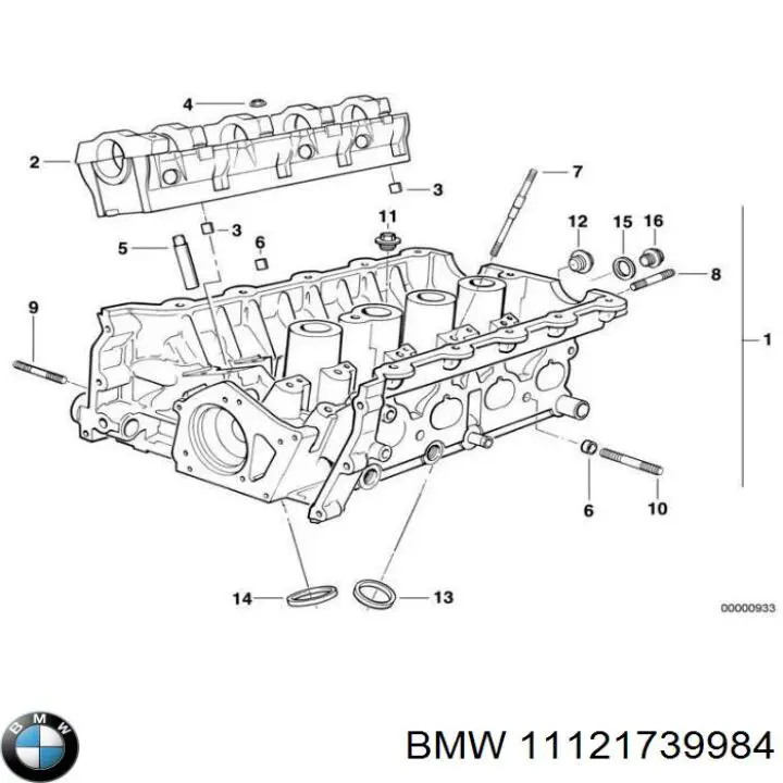  BMW 11121739984 ціна, від 523.53 USD