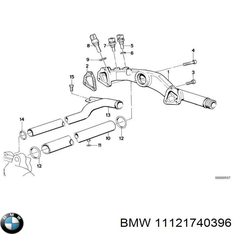  BMW 11121740396 ціна, від 18.34 USD