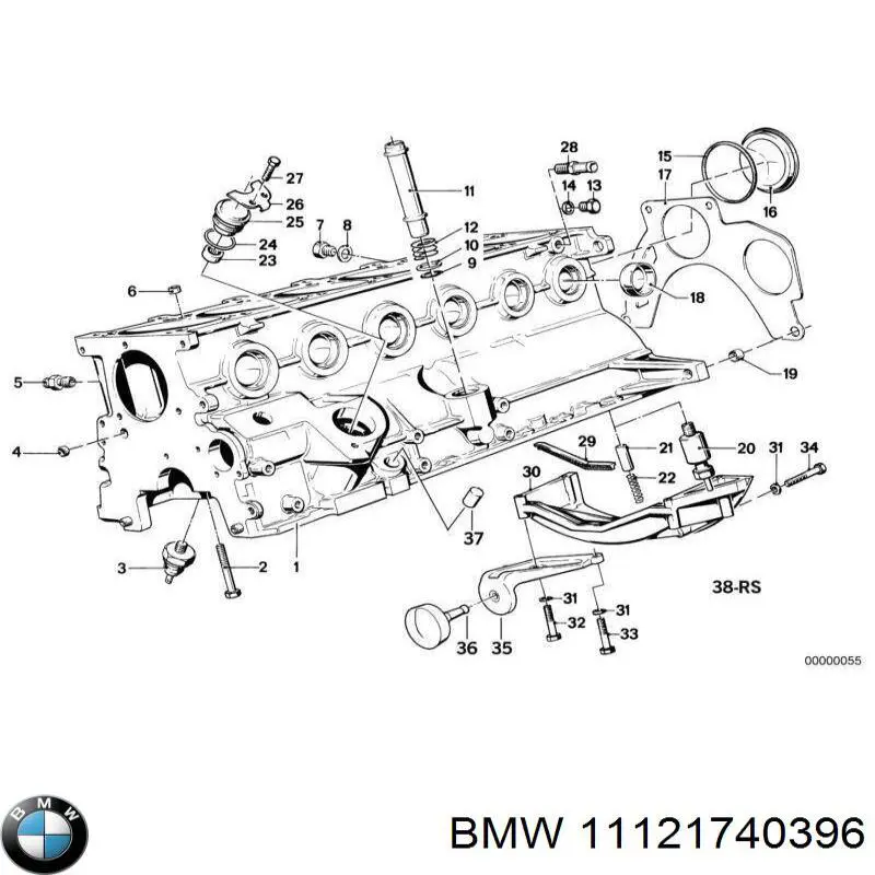Купити 11121740396 BMW 