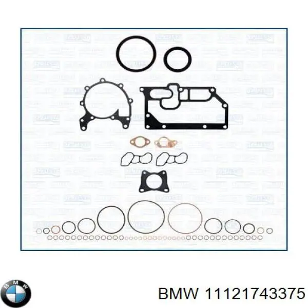 11121743375 BMW комплект прокладок двигуна, верхній