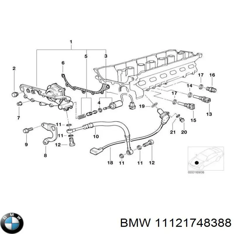 Головка двигуна BMW 11121748388 ціна, від 3583.86 USD