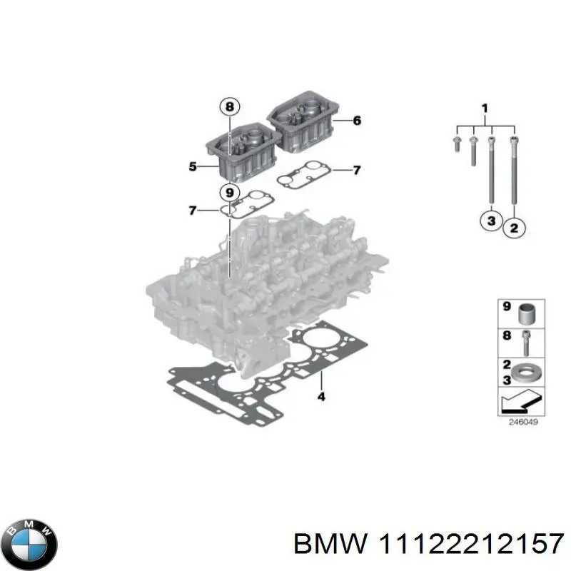 Болт головки блока циліндрів, ГБЦ BMW 11122212157 ціна, від 69.03 USD