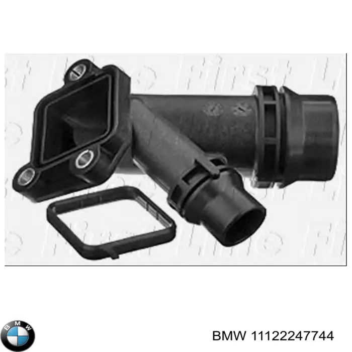 11122247744 BMW Фланець системи охолодження (трійник)