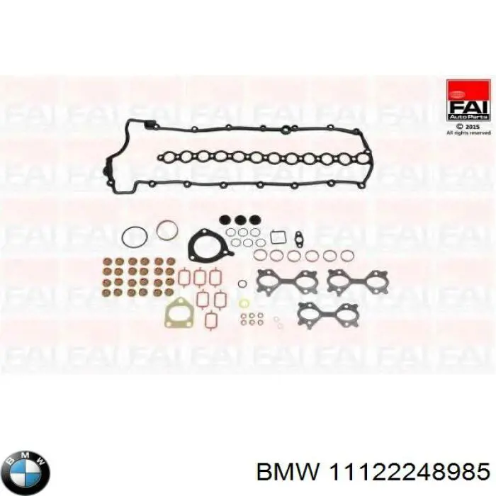 Комплект прокладок двигуна, верхній BMW 11122248985 ціна, від 122.67 USD