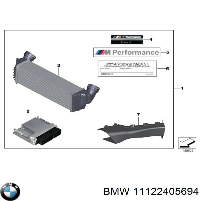  BMW 11122405694 ціна, від 1634.48 USD