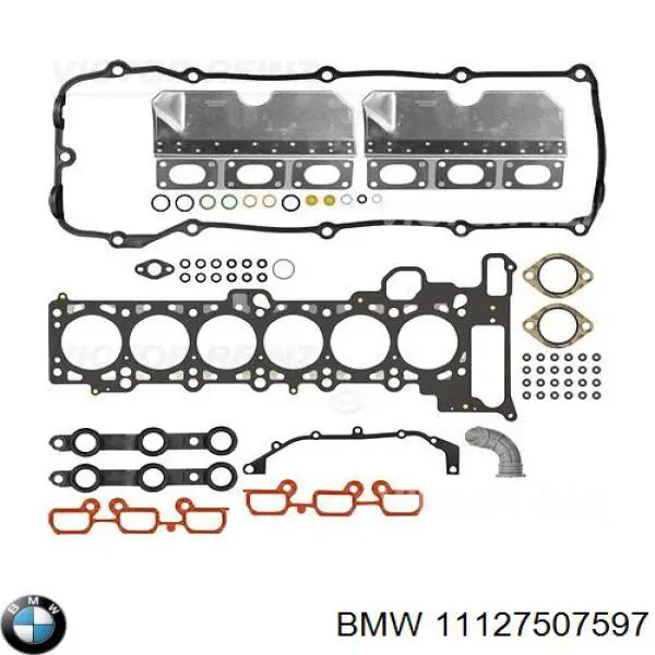 Комплект прокладок двигуна, верхній BMW 11127507597 ціна, від 152.69 USD