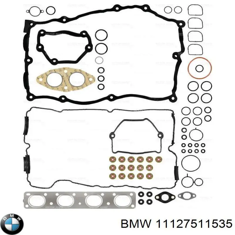Комплект прокладок двигуна, верхній BMW 11127511535 ціна, від 107.07 USD