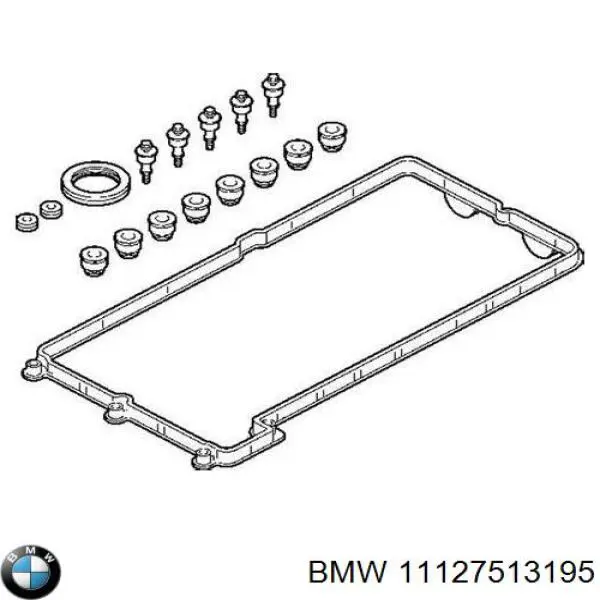 Прокладка клапанної кришки, ліва BMW 11127513195 ціна, від 61.92 USD