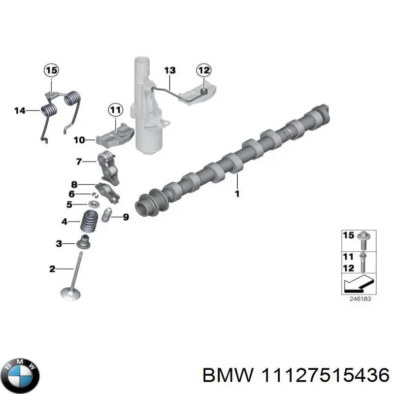 Болт головки блока циліндрів BMW 11127515436
