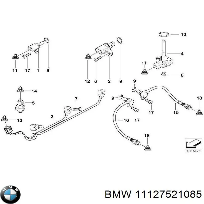  BMW 11127521085 ціна, від 21.87 USD