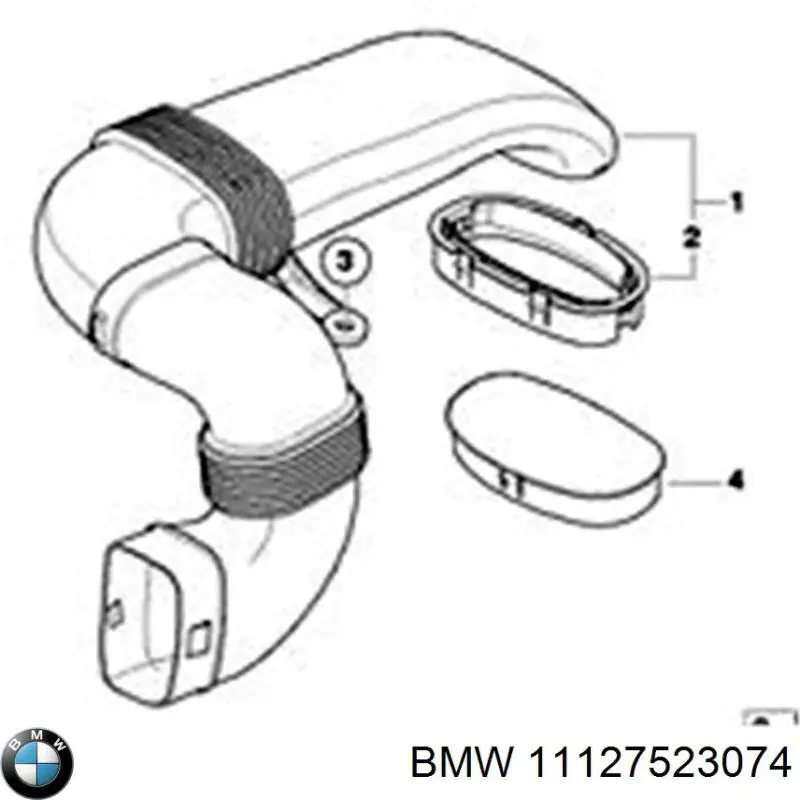 11127523074 BMW Екран двигуна