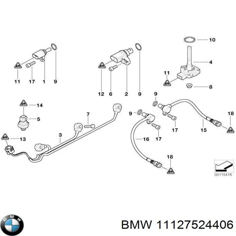 Кришка клапанна BMW 11127524406 ціна, від 69.66 USD